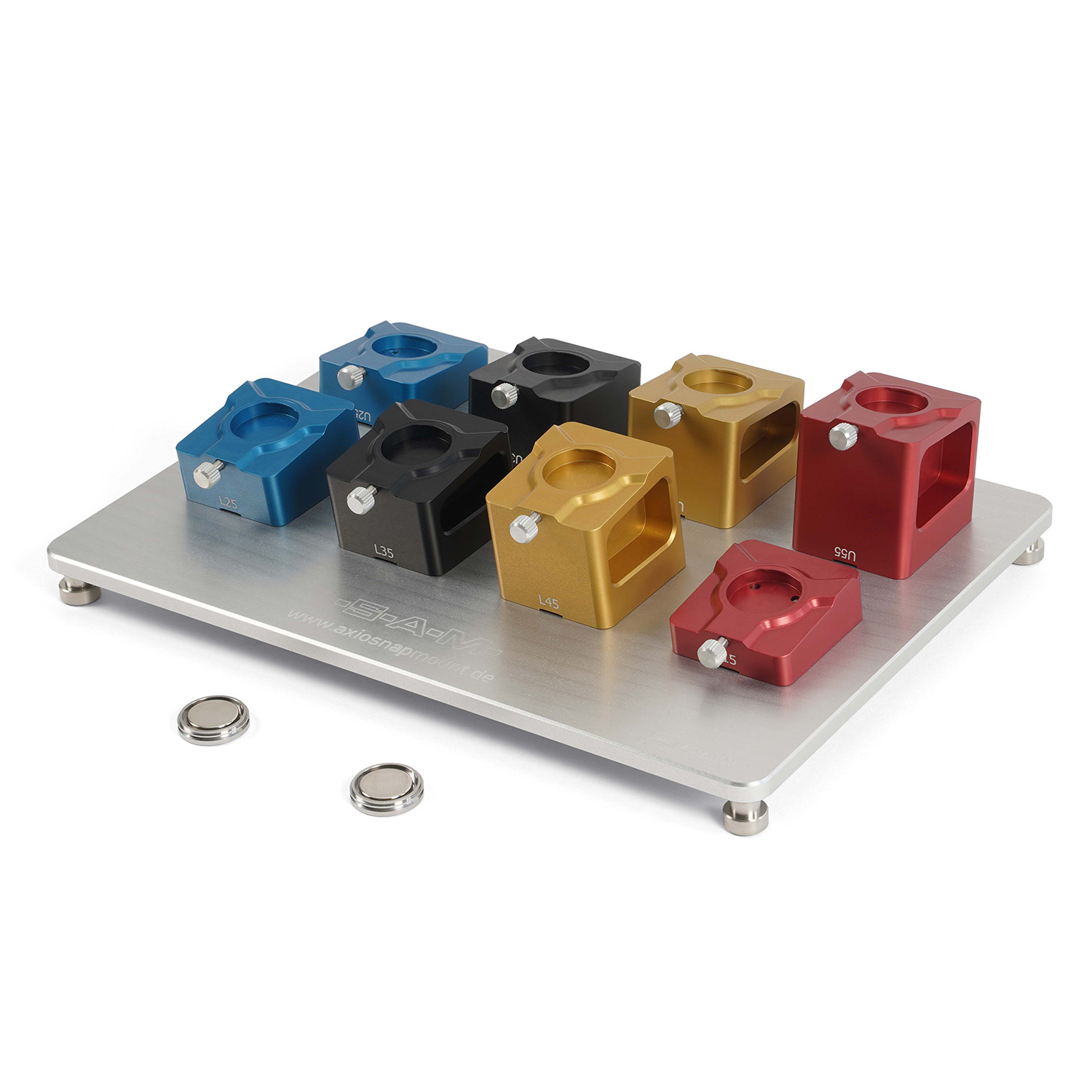 AXIOSPLIT® Starter Kit Artikulator S, starke Magnetplatten SAM